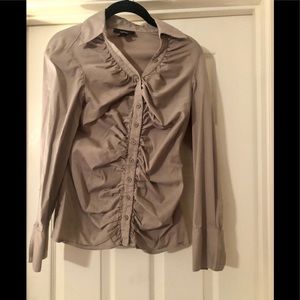 Nice ruched tan top for business dress